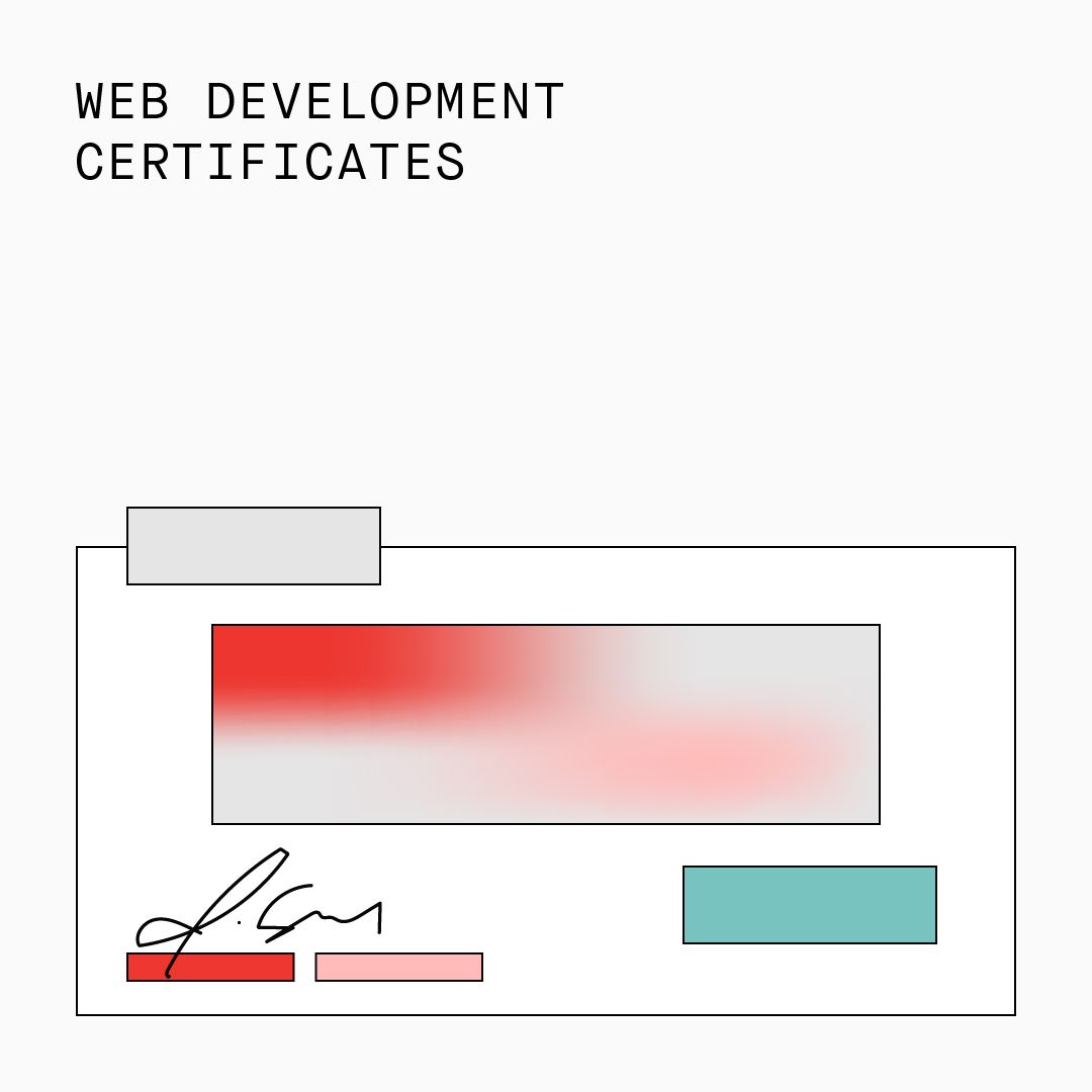 Web Development Certificates